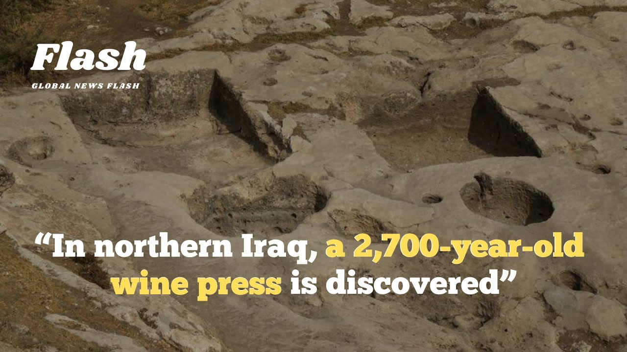 A 2700 Year Old Wine Press Is Discovered In Iraq | Ancient Industrial Wine Press In Northern Iraq