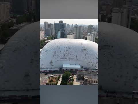 This Dome Shields From Construction Work