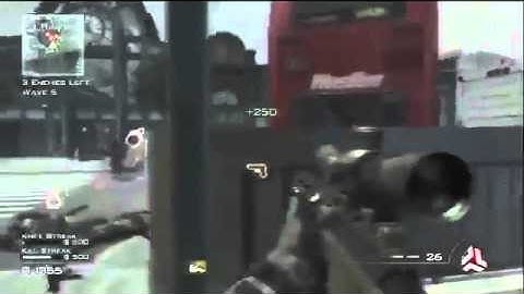 Modern Warfare 3 - MSR Sniper QuickScoping Gameplay