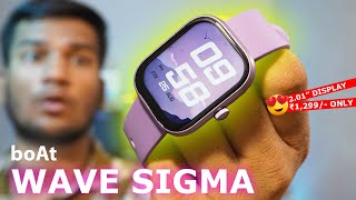 Boat Wave Sigma Smartwatch ⚡ Calling  📞  1299/- Only  ✅  Boat Wave Sigma Smartwatch Review
