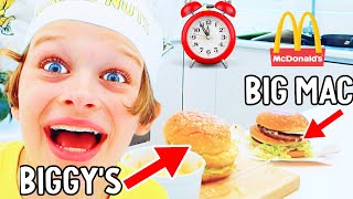 CAN WE COOK A BIG MAC FASTER THAN MCDONALDS ? w/ NORRIS NUTS COOKING ft Biggy