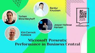 Microsoft Presents: Performance in Business Central Profile