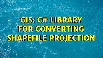 GIS: C# Library for converting Shapefile Projection