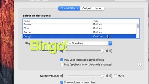 How to Make a Custom System Alert Sound for Mac OS X