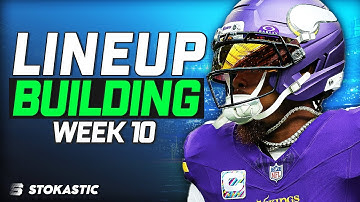 Week 10 NFL DFS: Single Lineup Sim Building | NFL DFS Strategy