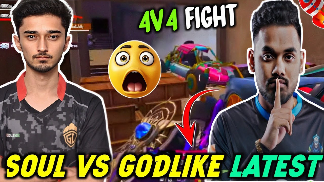Soul vs godlike latest 4v4 fight 🥵 Soul domination 🚀 Soul vs Godl fight ...