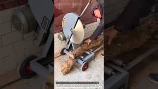 Insanely Powerful Firewood Cutting Machine Extreme Wood Log Cutting Technology.