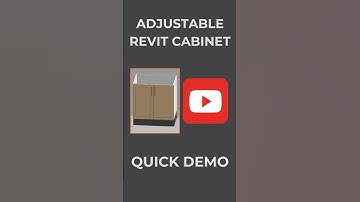 Parametric Revit Cabinet Family – Adjustable Sink Base Unit with 2 Doors, Shelf and Handles