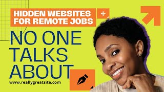 Hidden Remote Job Websites Every Job Seeker Should know
