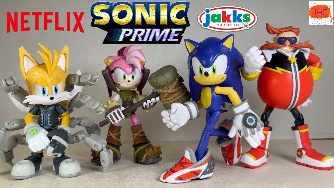 Jakks Sonic Prime SONIC Figure New Yoke City Netflix Brand NEW 2023