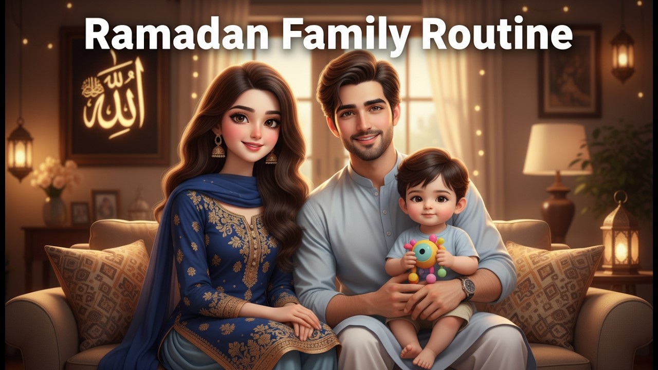 Ramadan Family Routine 🌙 | A Peaceful Day in Our Muslim Home - YouTube