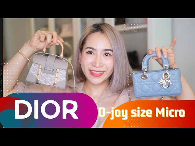 SAVE THIS - Dior Lady D-Joy bag review + size comparison @dior #DiorSS23 ✨  I love that Lady D-Joy comes with two bag strap options, it also…