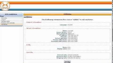 XiVO IP-PBX + Call Center Part 3 - Initial Configuration