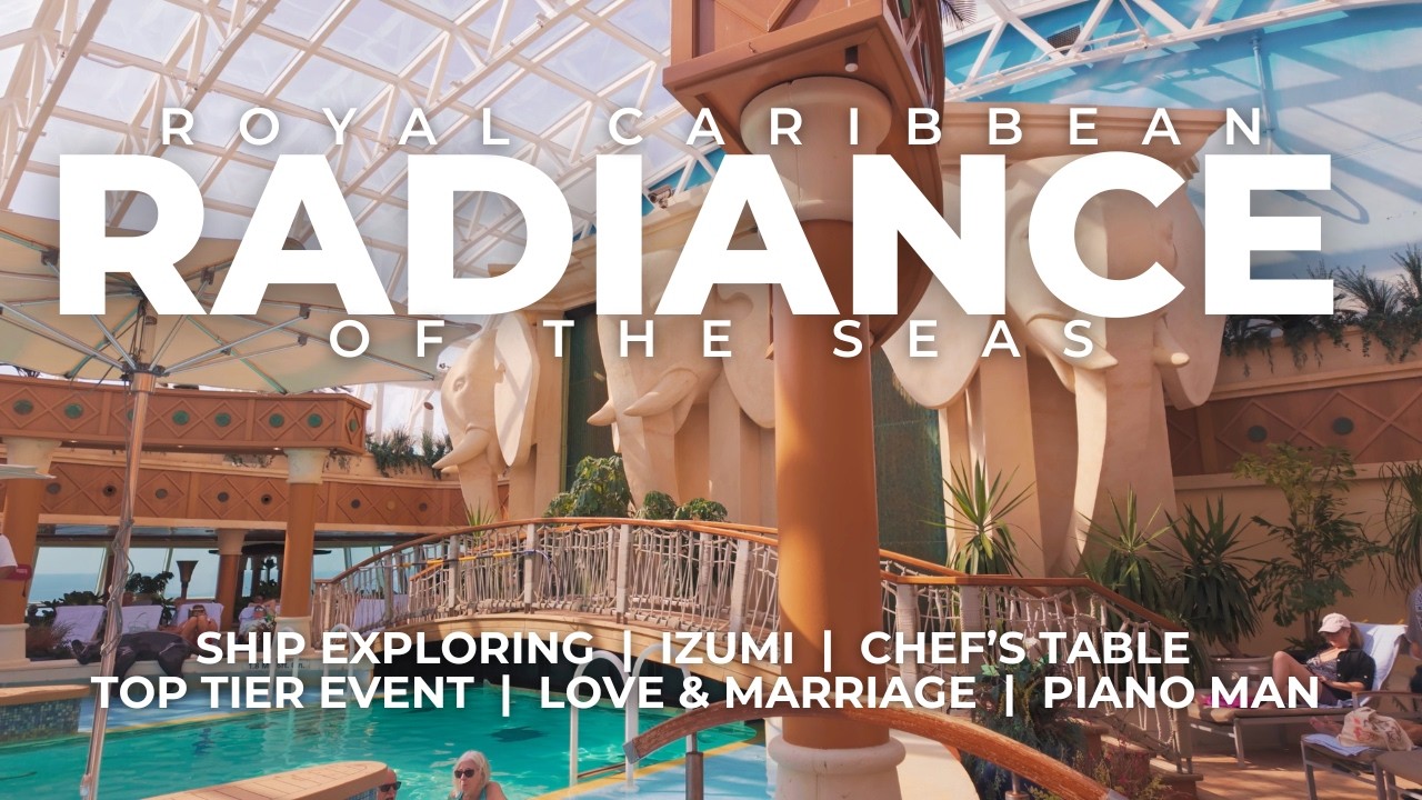 Royal Caribbean's Radiance of the Seas - Exploring the Ship On a Sea Day. Izumi, Chef's Table