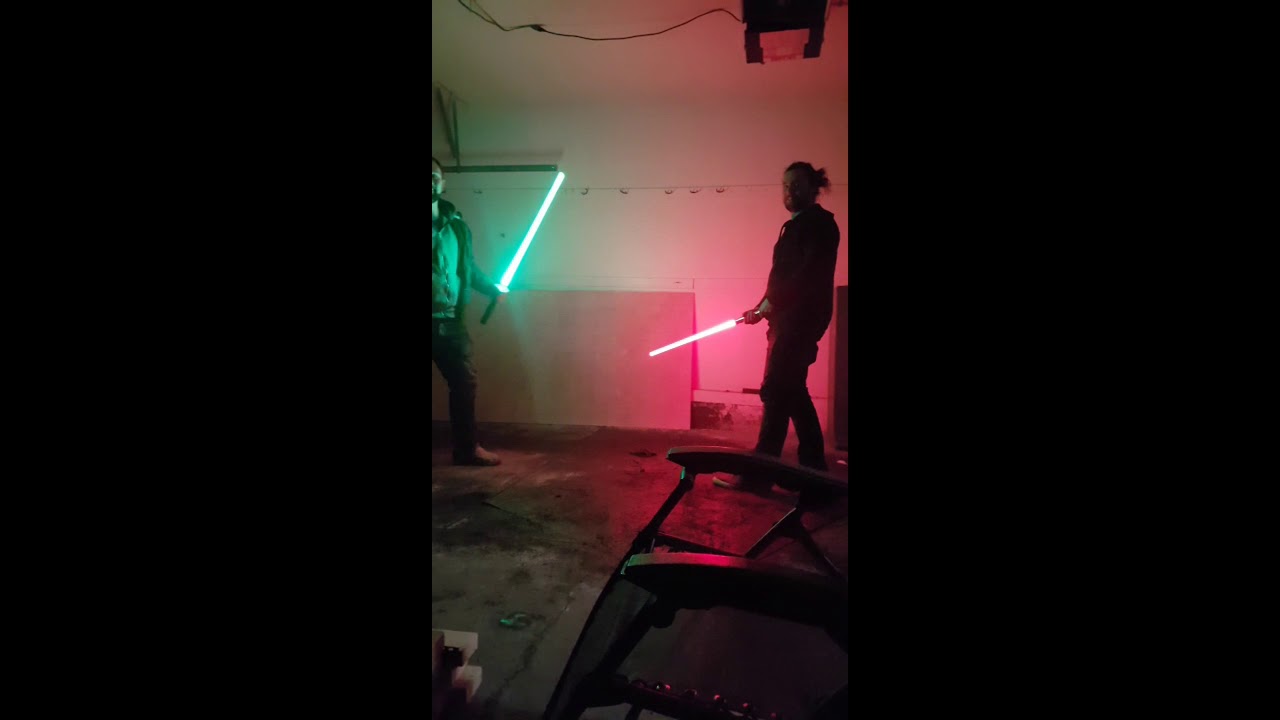 Ultrasabers blade fights and fireworks YouTube