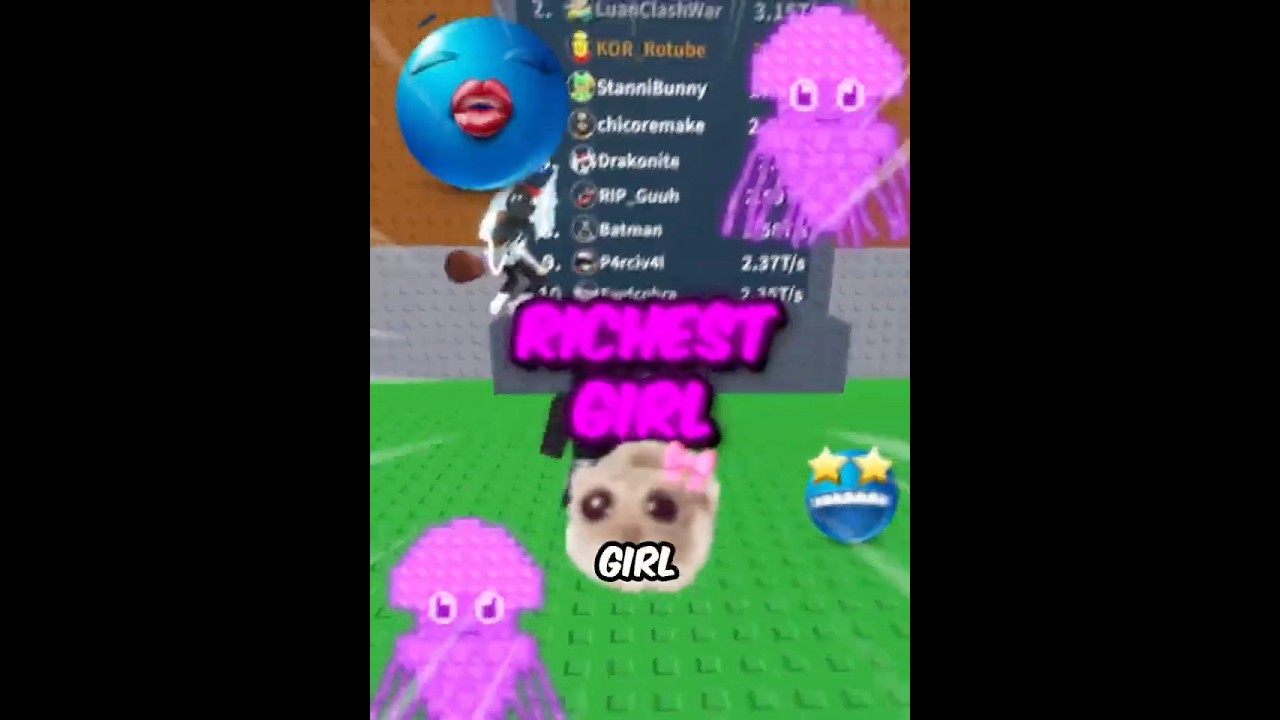 1v1 vs Number One RICHEST Girl in Steal A Brainrot...  #roblox #stealabrainrot