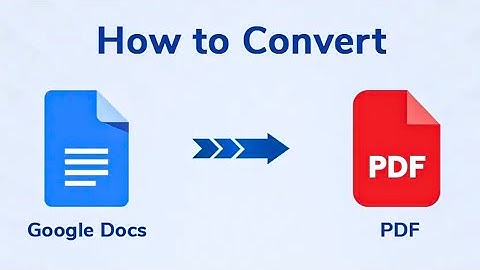 HOW TO CONVERT A GOOGLE DOC TO A PDF