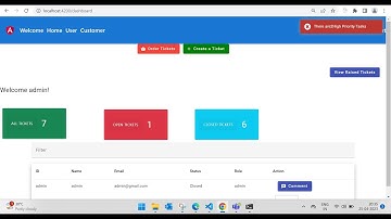 Angular 15|Role based Authentication|Ticketing System|Material UI|JSON SERVER #angular #react #easy