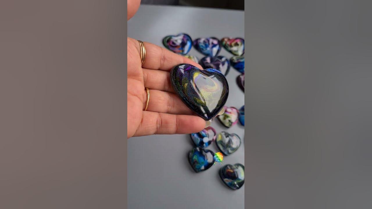 Pocket Hug Hearts Resin Art UK YouTube