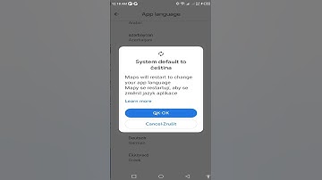 taal wijzigen op Google Maps