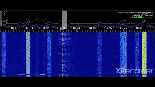 HF Marine Weather - 10.73 MHz - Signal Splatter
