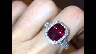 Ruby Engagement Ring