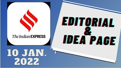 10th January 2022 | Gargi Classes Indian Express Editorial Analysis/Discussion