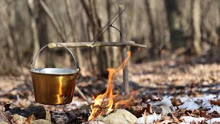 Cook like this Next Time you Go camping. A wild and crazy way to cook at camp.