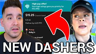 NEW DoorDash Dasher Gets BETTER Offers? | First Shift