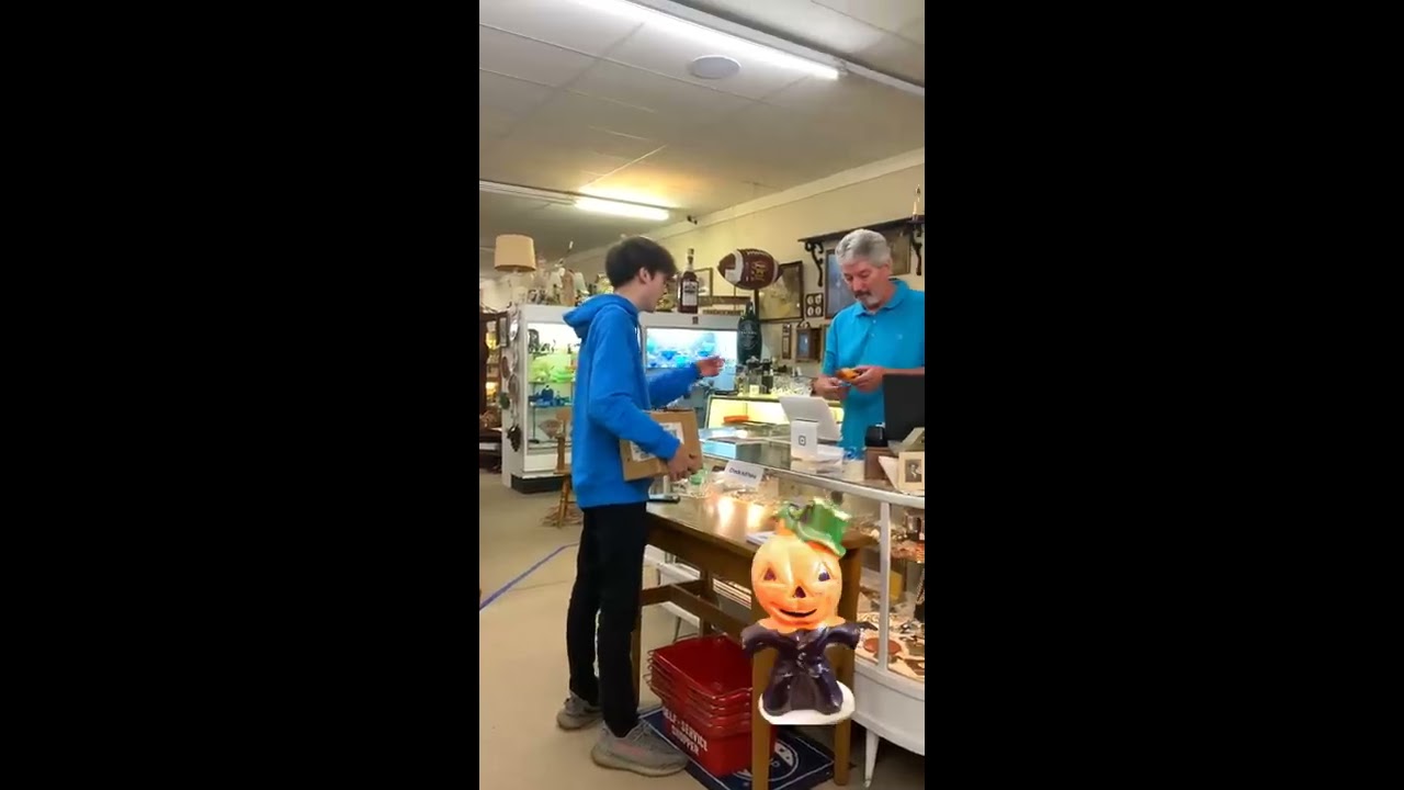 Mystery Box At An Antique Shop Prank