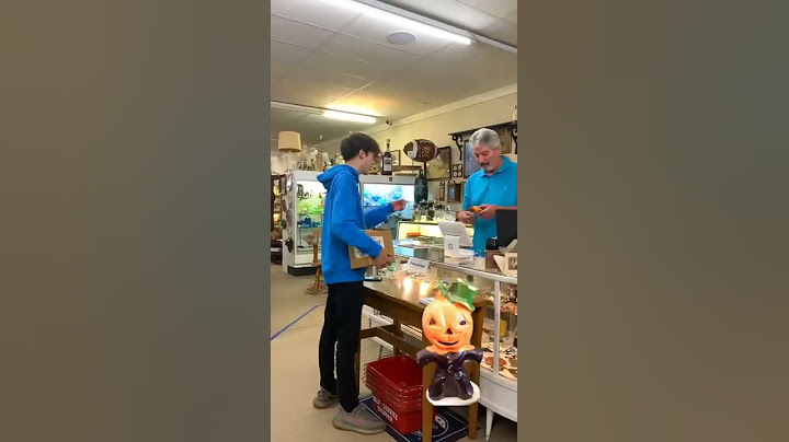 Mystery box At an antique shop prank