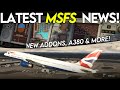 Latest msfs news  757a380 teasers releases  new flight controls