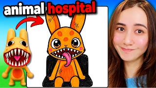 I CAN ONLY DRAW Animal Hospital Anomaly in Roblox SPEED DRAW!
