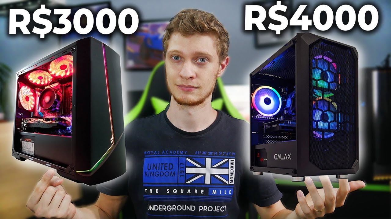 PC GAMER DE R$3000 E R$4000 PRA JOGOS E TRABALHO, TEM COISA BOA NESSE  PREÇO? - YouTube