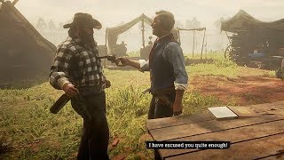 Hosea Almost Kills Bill \/ Hidden Dialogue \/ Red Dead Redemption 2