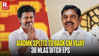 Tamil Nadu Power Shake-Up: AIADMK Splits As 30 MLAs Back CM Vijay’s TVK Ahead Of Floor Test