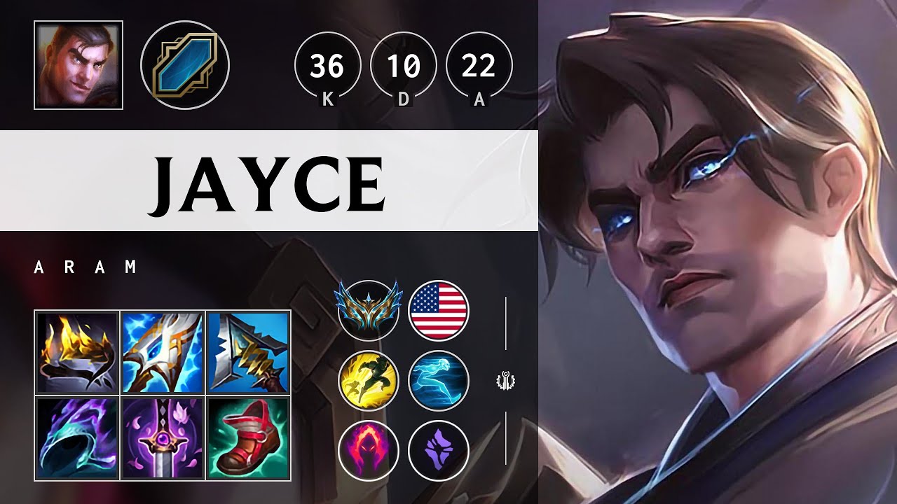 ARAMページ Jayce ARAM: Pentakill, Godlike - NA Challenger Patch 14.17 - YouTube