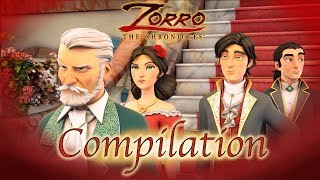 1 Hour COMPILATION | Zorro the Chronicles | Episode 1  3 | Superhero cartoons