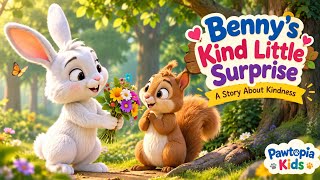 Information Benny The Bunny’s Kind Little Surprise🐰💛| Kindness Story for Kids | Learn to Be Kind | Pawtopia Kids Update