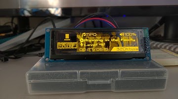 WeMOS D1 with 256x64 3.12" OLED Display (SSD1322)