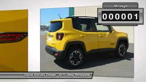 2015 Jeep Renegade David Stanley Dodge JP28039