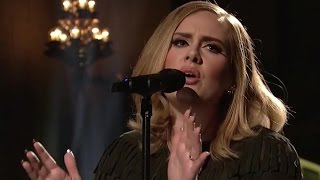 Adele's raw mic feed from her performance of 'Hello' on SNL is breathtaking