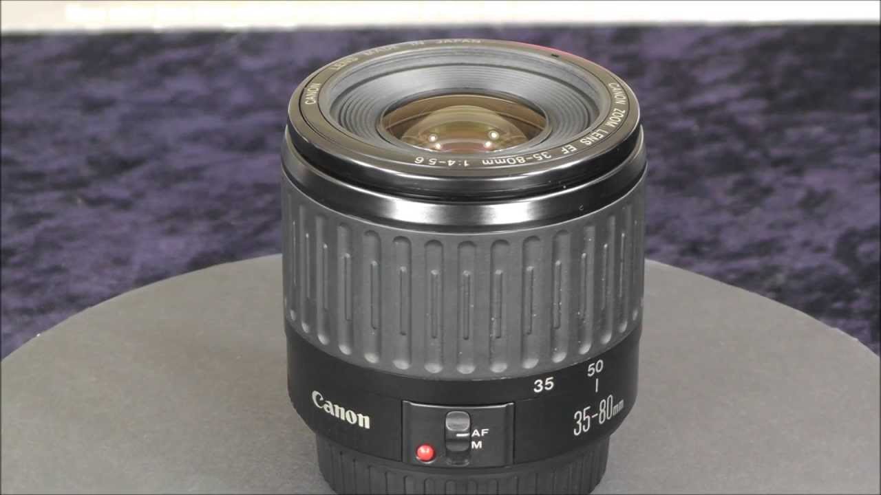 Canon Zoom Lens Ef 35 80 Mm 4 5 6 Youtube