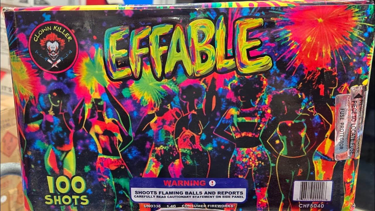 Effable 500g 100 shot cake 💯💥💥💥👍🏻👍🏻