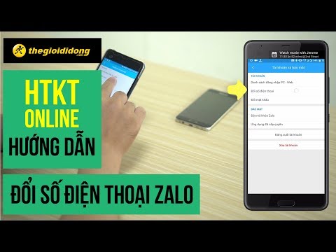 Cách đổi số điện thoại đã đăng ký Zalo | Thế Giới Di Động