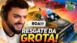 FUI PRESO E A GROTA FEZ O RESGATE no GTA RP (LUQUET4)