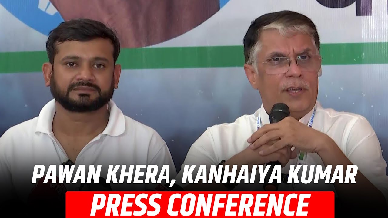 LIVE: Congress Leader Pawan khera & Kanhaiya Kumar Press conference |Rahul Gandhi |Bihar Voter List