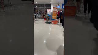 Man's Airport Outburst Over Oversized Luggage