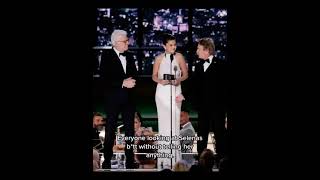 Selena Gomezs Dress Was All Tangled Up At The Emmys