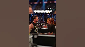 Becky Lynch Got Physical With CM Punk WWEonNetflix RAWonNetflix 